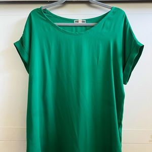 Kelly Green Pleione Nordstrom top Large 14-16